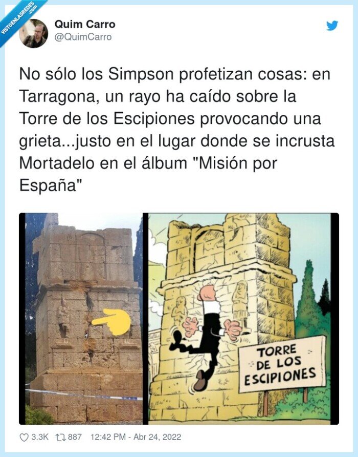 predecir,escipiones,provocando,profetizar,tarragona,mortadelo y filemon