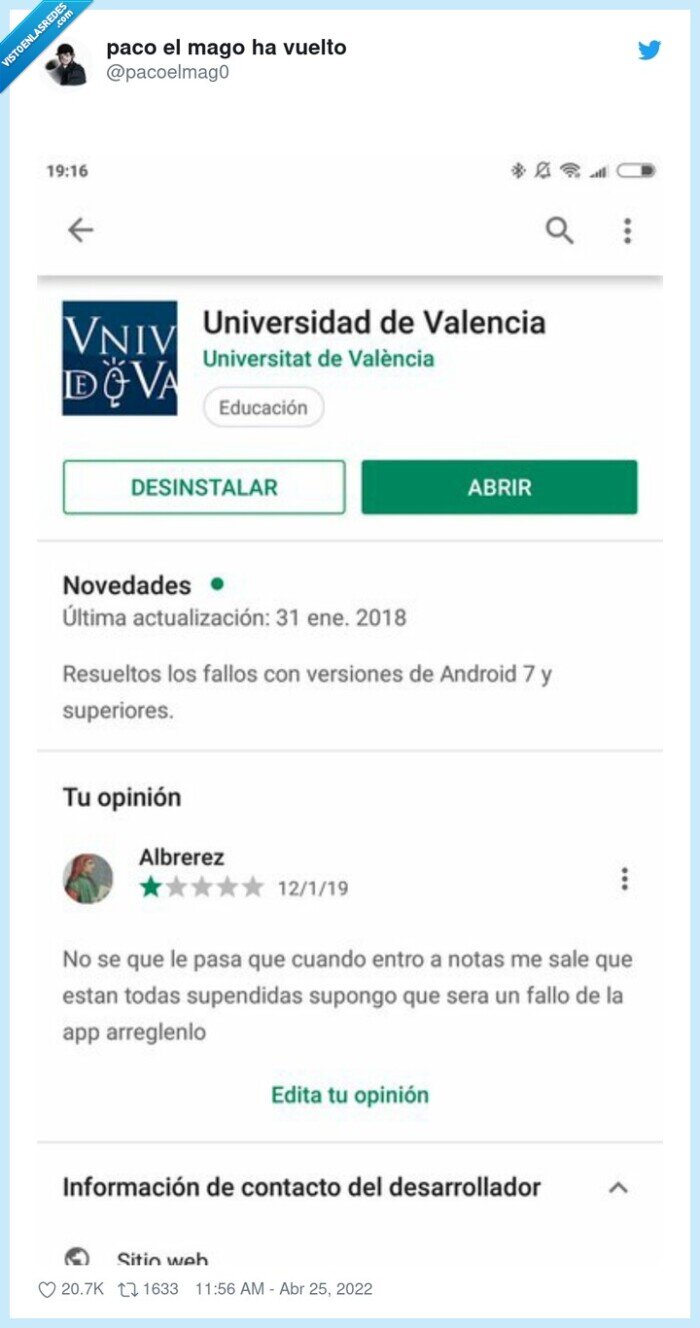 app,universidad,universitat de valencia