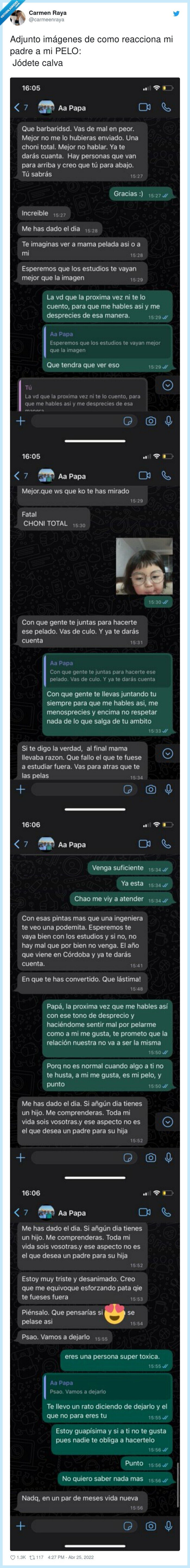 peinado,padre,hija,tóxico,wtf