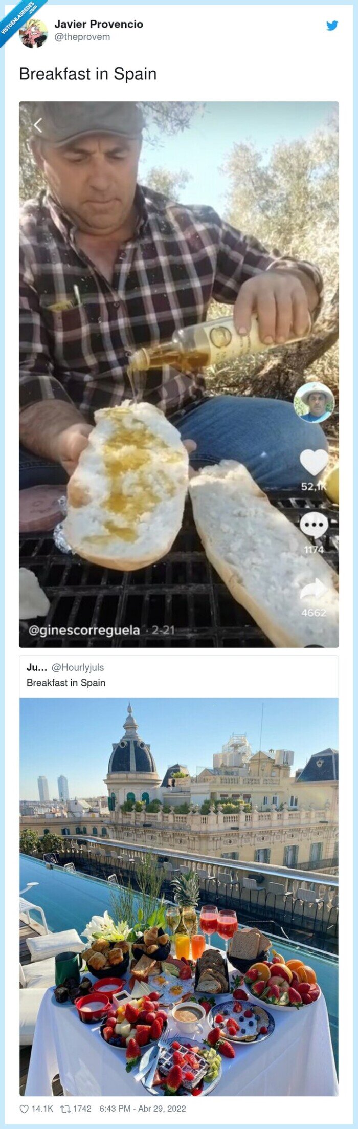 breakfast,spain,desayuno,ginés