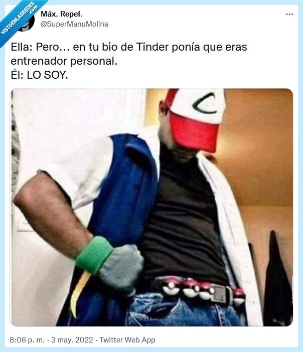 entrenador,pokémon,personal,tinder,bio