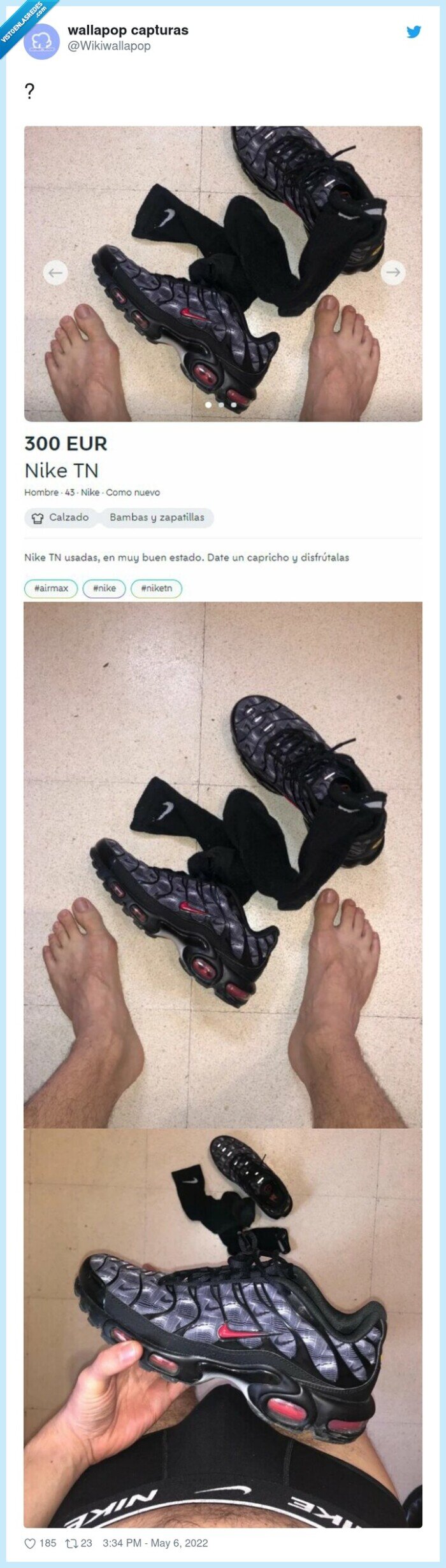 anuncio,wallapop,bambas,calzoncillos