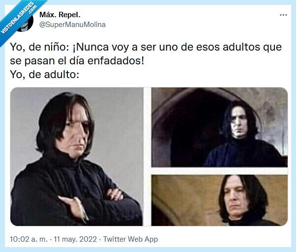enfadado,adulto,niño,snape