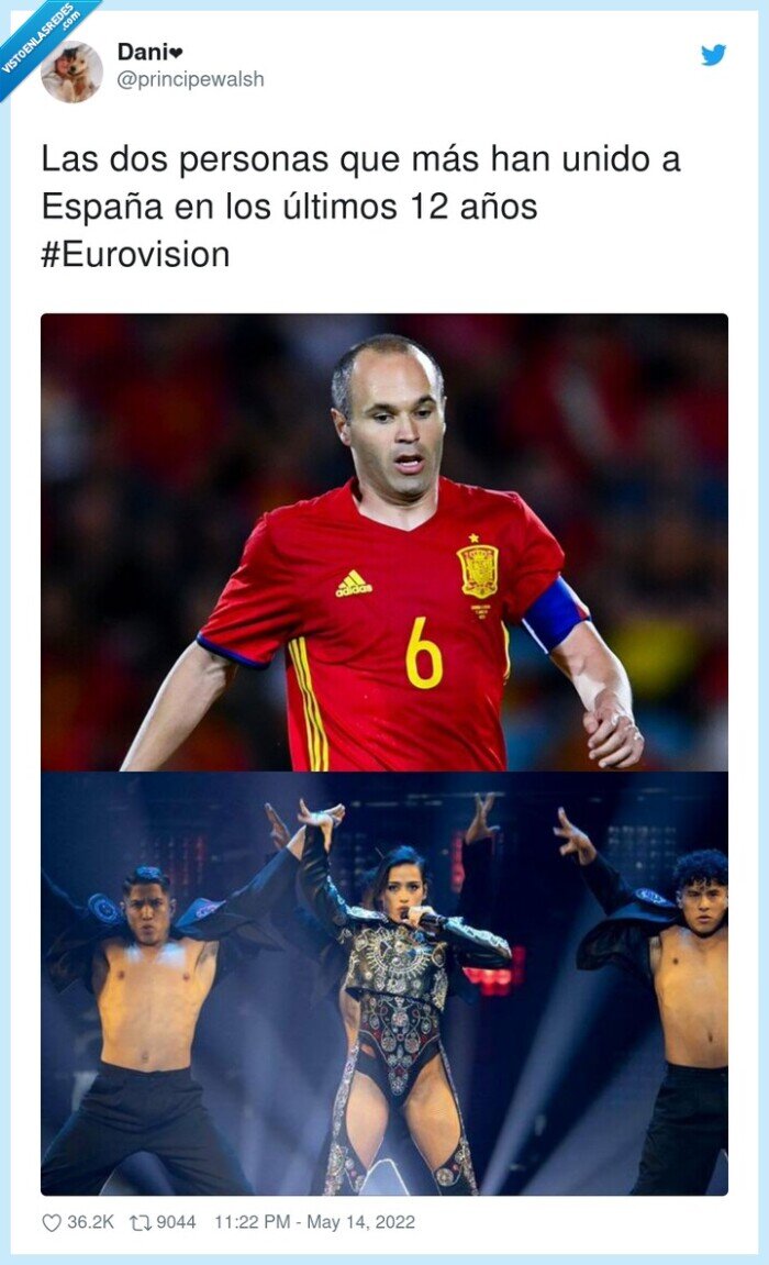 #eurovision,chanel,españa,iniesta,personas,unido