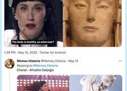 Enlace a Hilo de cantantes de Eurovisión como Dioses de la antigüedad, por @Memes_Historia