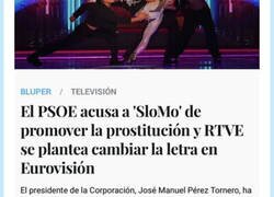 Enlace a El autozasca del PSOE tras el éxito de Chanel en Eurovision, por @javviernavarro