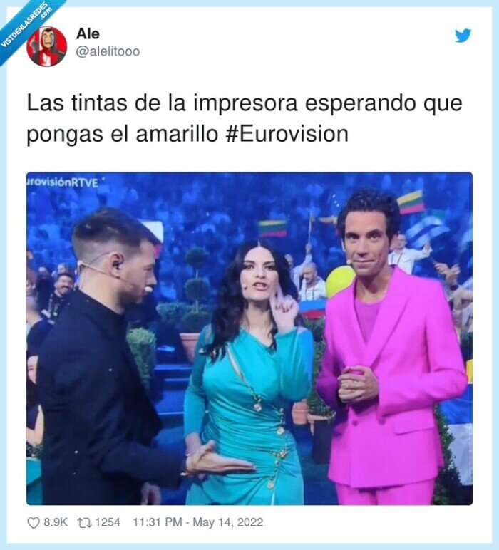 eurovision,impresora,amarillo,tintas