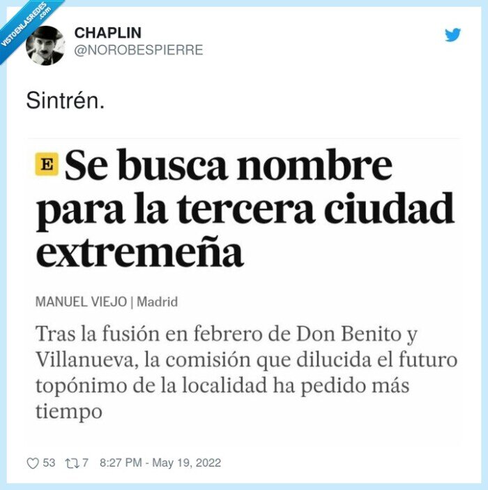 sintr&eacute;n,sinave,ciudad,extremadura