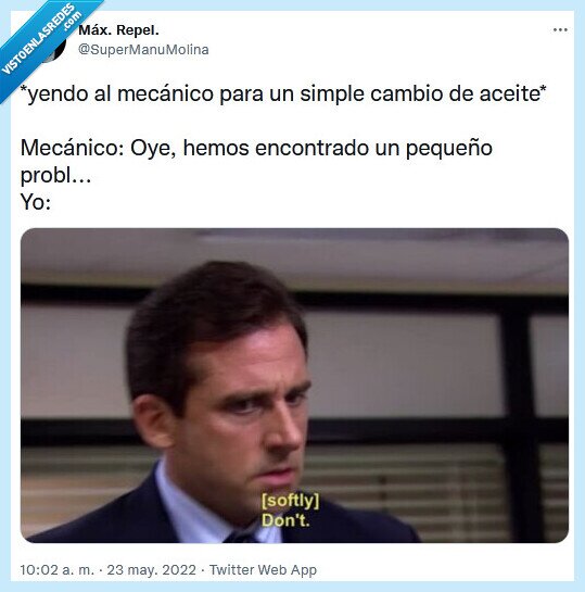 aceite,cambio,mecánico,problema,the office