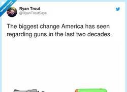 Enlace a El mayor cambio que se ha visto en EEUU respecto las armas, por @RyanTroutSays