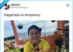 Enlace a La felicidad es tempora, por @mmiicckkkeeyyy
