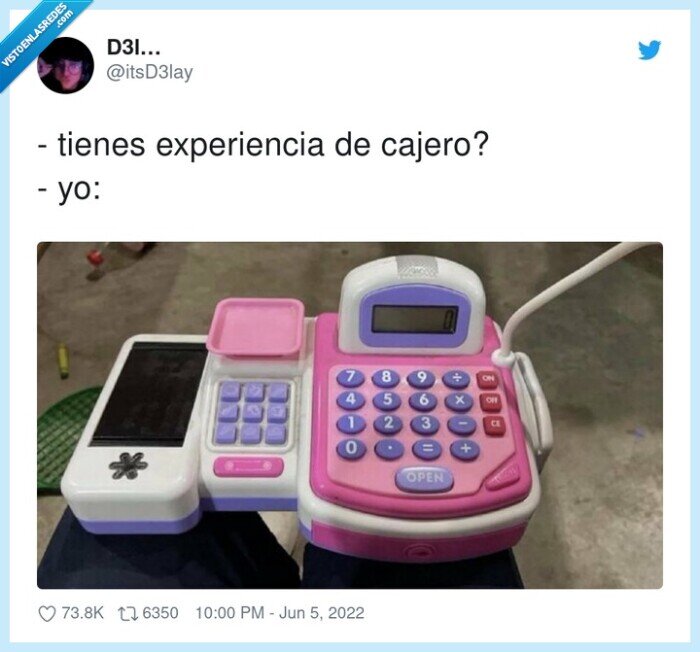 experiencia,cajero