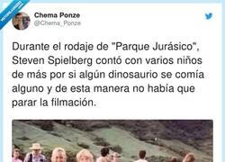 Enlace a Grandes filmes los que se hacían con dinosaurios de verdad, no como los de hoy que son con pantalla verde, por @Chema_Ponze