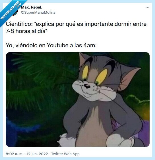 dormir,científico,youtube,madrugada