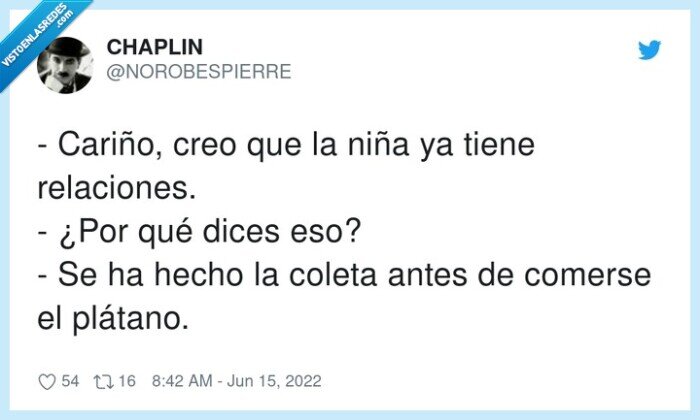relaciones,cariño,plátano,comerse,coleta,niña