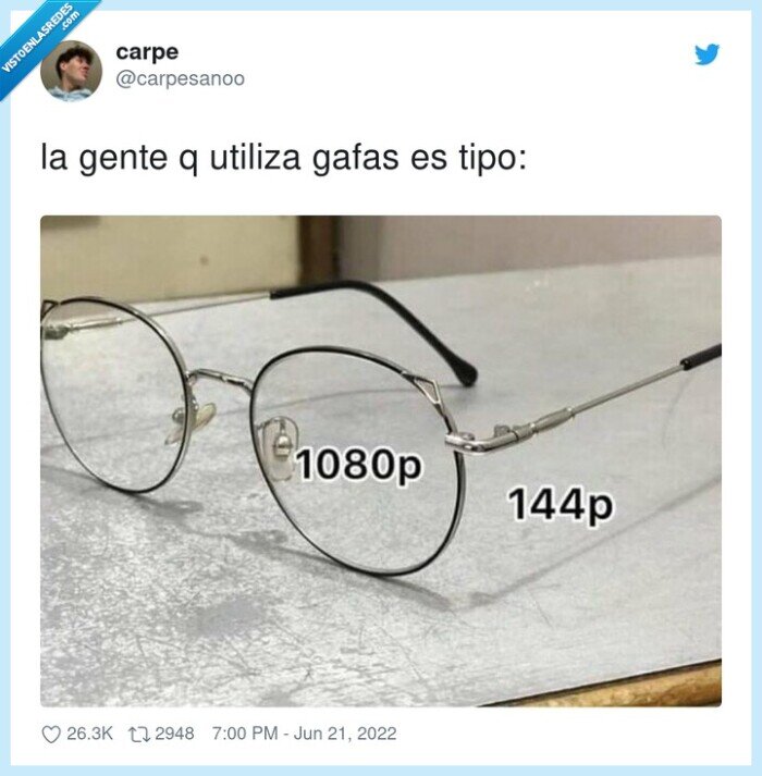 1194301 - Mis gafas son más tipo *sin gafas* ^SOLO AUDIO^ y con gafas es más bien ^1080^, por @carpesanoo