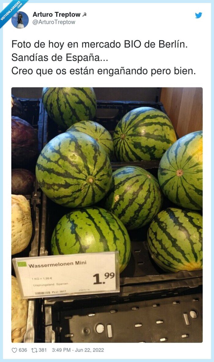 engaño,sandías,mercado,berlín,españa