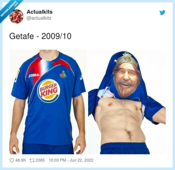 2009/10,getafe,camiseta,burger king