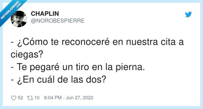 reconocer,disparo,cita a ciegas,pierna