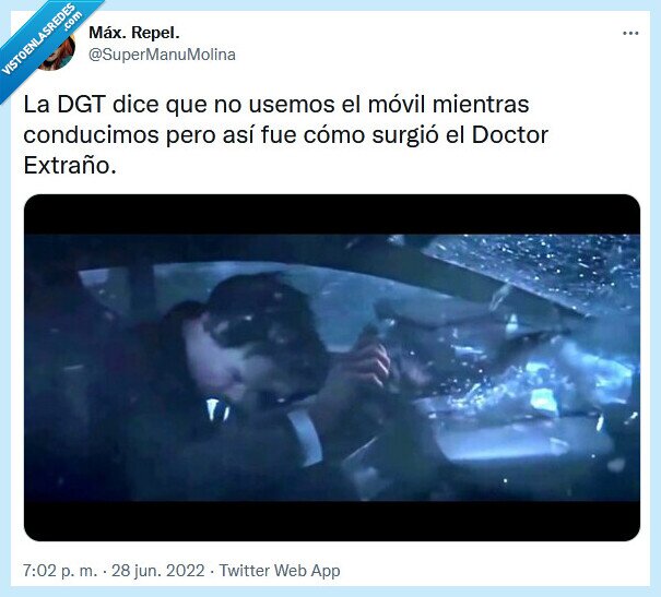 dgt,doctor extraño,móvil,conducir