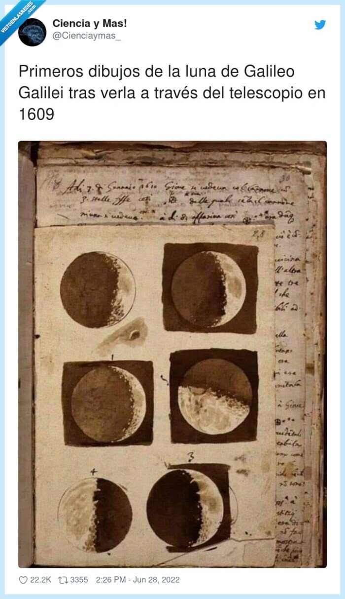 1198961 - La Luna de Galileo Galilei, por @Cienciaymas_