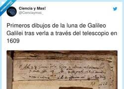 Enlace a La Luna de Galileo Galilei, por @Cienciaymas_