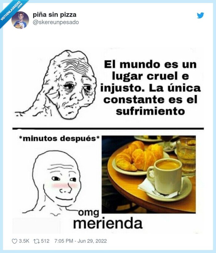 merienda,sufrimiento,mundo,injusto