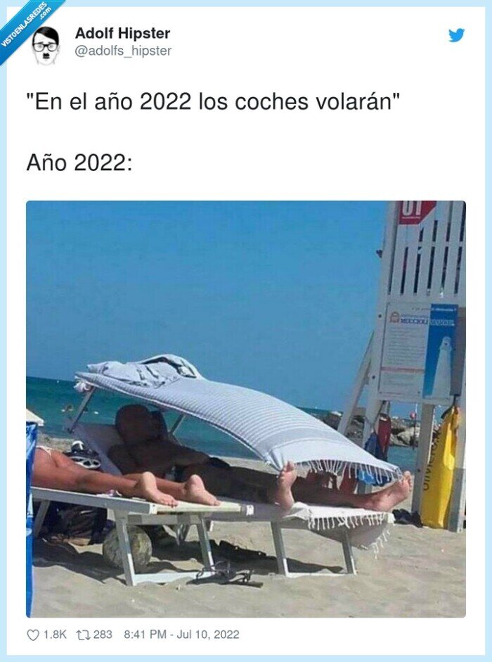 volar,coches,futuro,hamaca,toalla,2022
