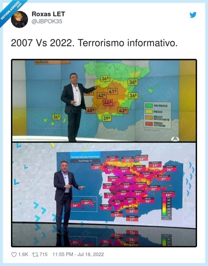 informativo,terrorismo,2007,2022,calor,verano,mapa