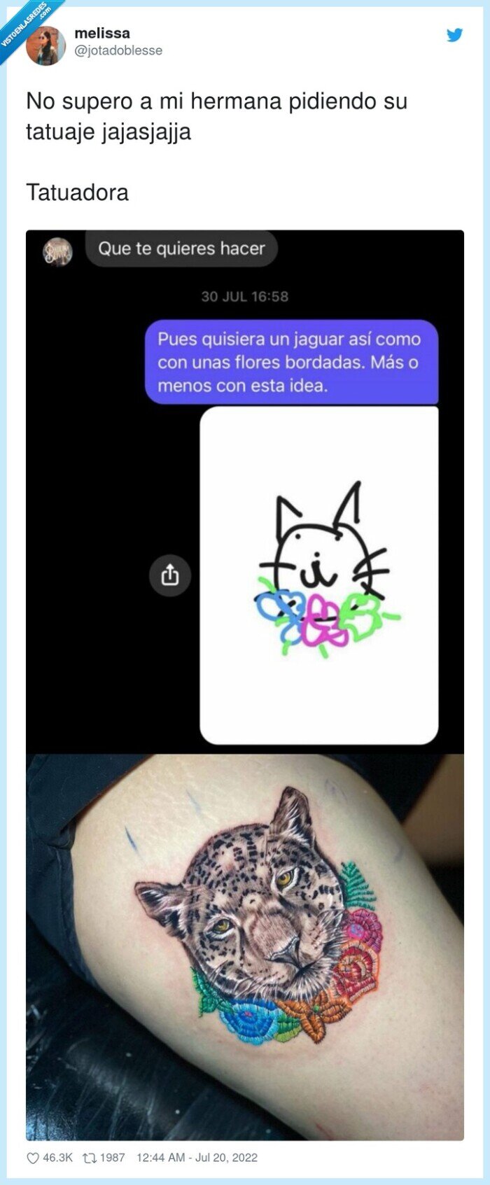 tatuaje,gato,flores,increible