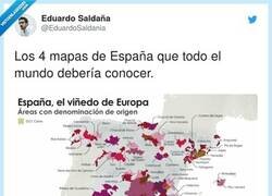 Enlace a Los 4 mapas de España que todo el mundo debería conocer , por @EduardoSaldania