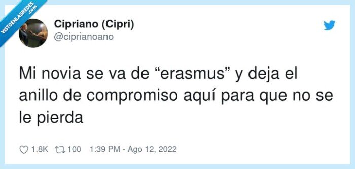 erasmus,compromiso,anillo,pierda,novia