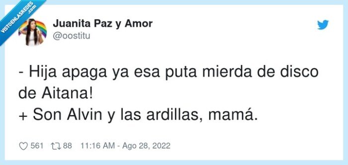 aitana,apaga,disco,alvin y las ardillas