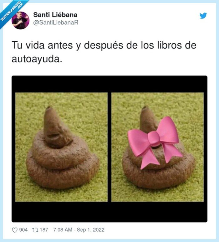 autoayuda,después,libros,antes,caca