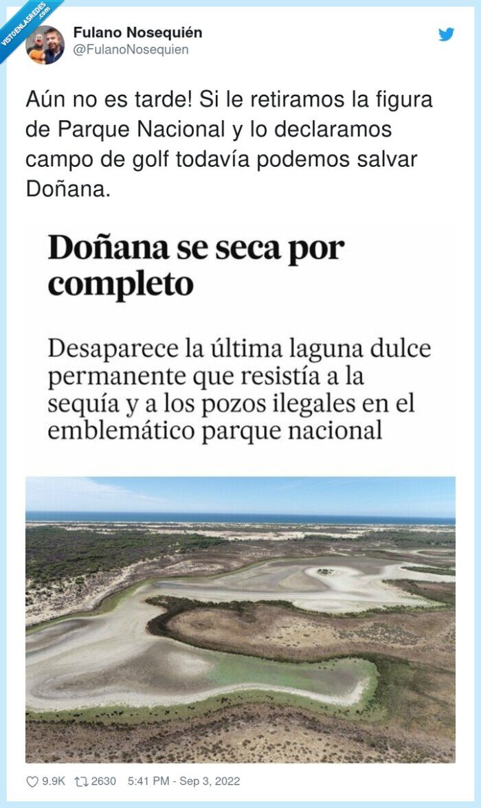 declarar,parque nacional,seco,doñana