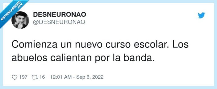 calentar,curso escolar,abuelos,nuevo