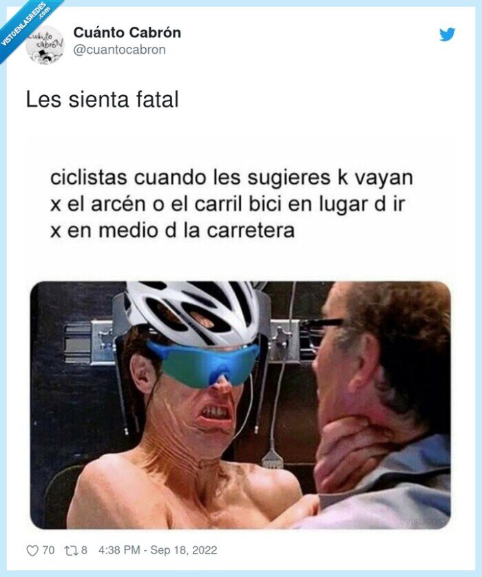 ciclistas,carretera,carril,hablar