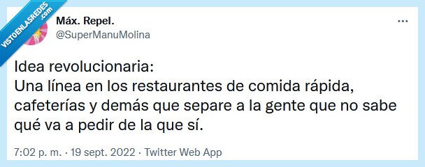 idea,revolucionaria,cafetería,restaurante,pedir