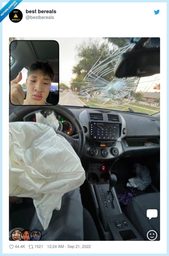 be real,accidente,airbag