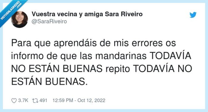 mandarinas,errores,informar,malas