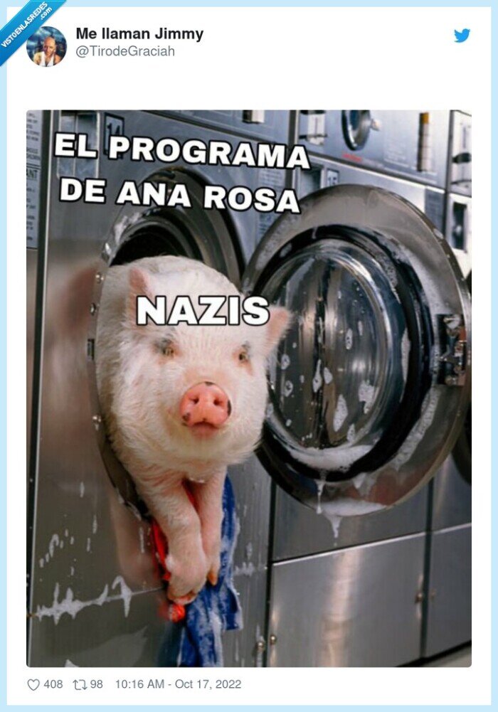 blanquear,cerdos,ana rosa,nazis