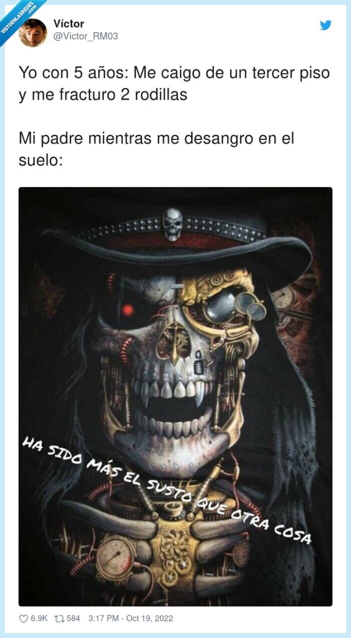 rodillas,fracturar,padre,desangrarse