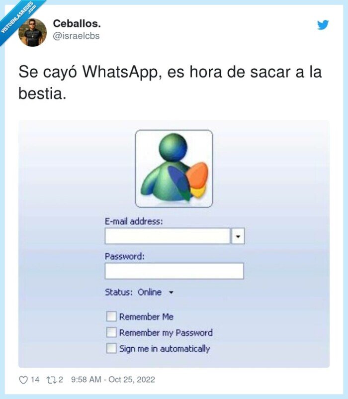 whatsapp,bestia,caida,messenger