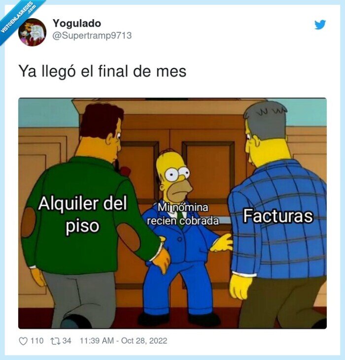 llegar,final,mes,alquiler,nomina,facturas