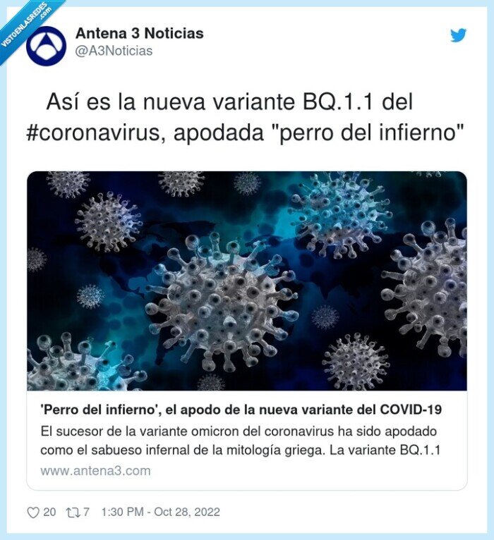 coronavirus,variante,infierno,apodada,nueva