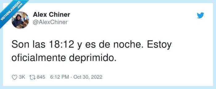 oficialmente,deprimido,noche,cambio horario