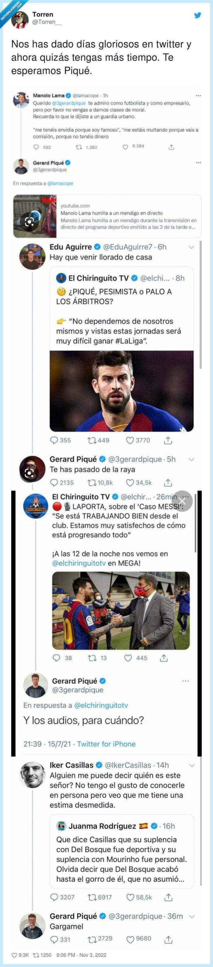 piqué,zasca,troll,twitter