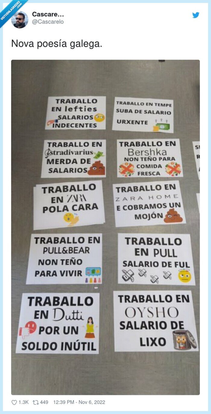 poesía,galega,tiendas,trabajos