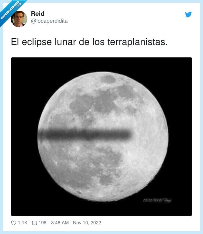 terraplanistas,eclipse,lunar