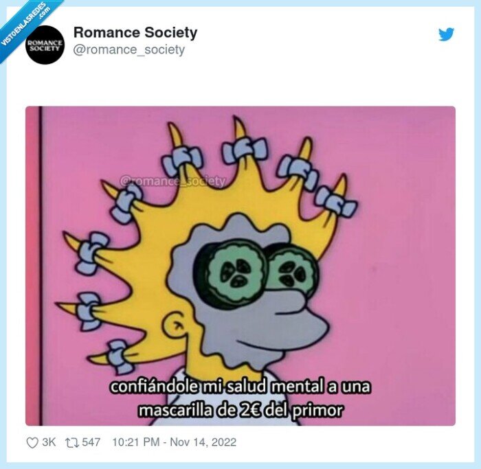 lisa simpson,mascarilla,primor